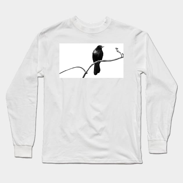 Blackbird Long Sleeve T-Shirt by LaurieMinor